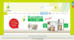 Desktop Screenshot of novadiet.es