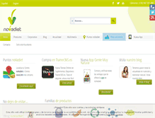 Tablet Screenshot of novadiet.es